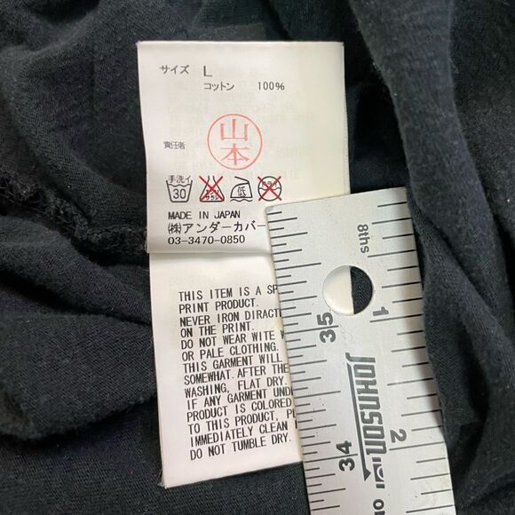 Undercover Grace Bear Graphic T-shirt Men Large Black Short Sleeve - Picture 6 of 8